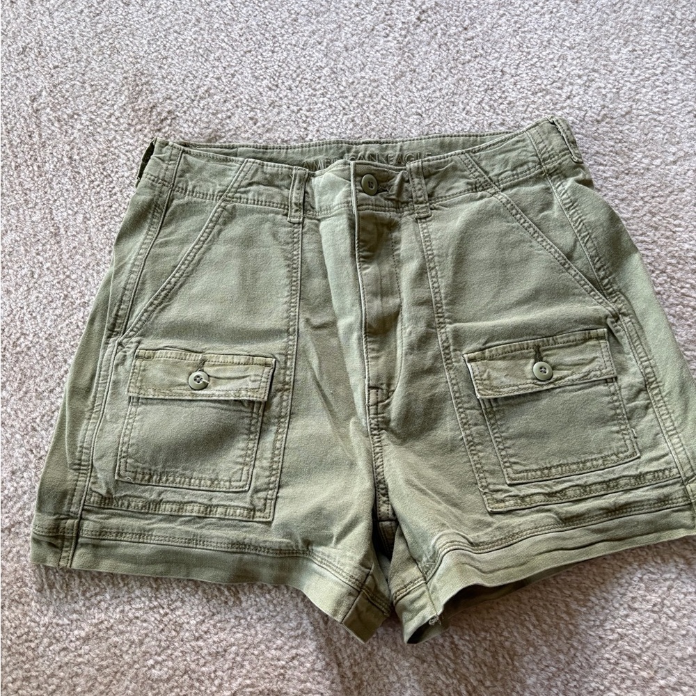 American Eagle Outfitters Olive Green Cargo Shorts